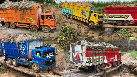 Mobil Rc Truk Bermuatan Pasir Dan Lumpur Rc Dam Truk Hino 500 Rc Dam