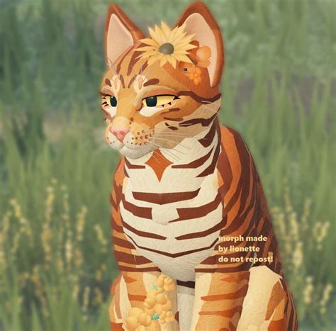 Redorange Braided Stripes Wcue Morph In 2023 Warrior Cat Drawings