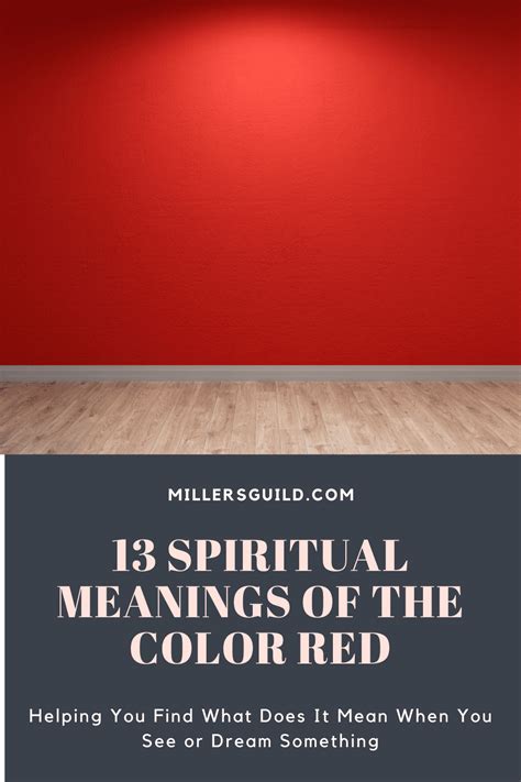 ¿qué Significa Ver Rojo Espiritualmente