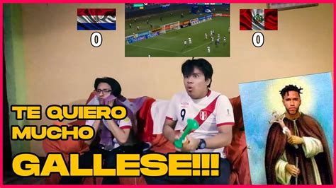 REACCIÓN PARAGUAY 0 0 PERÚ ELIMINATORIAS MUNDIAL 2026 SAN GALLESE