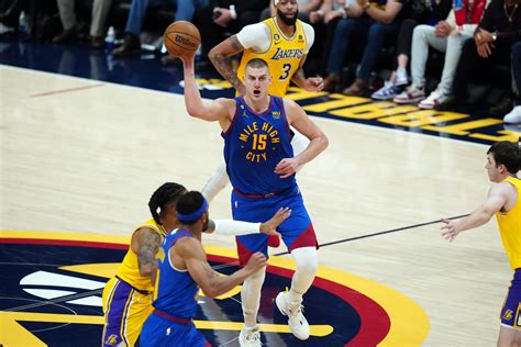 Nuggets Ride Nikola Jokics Triple Double To Game 1 Win Over Lakers