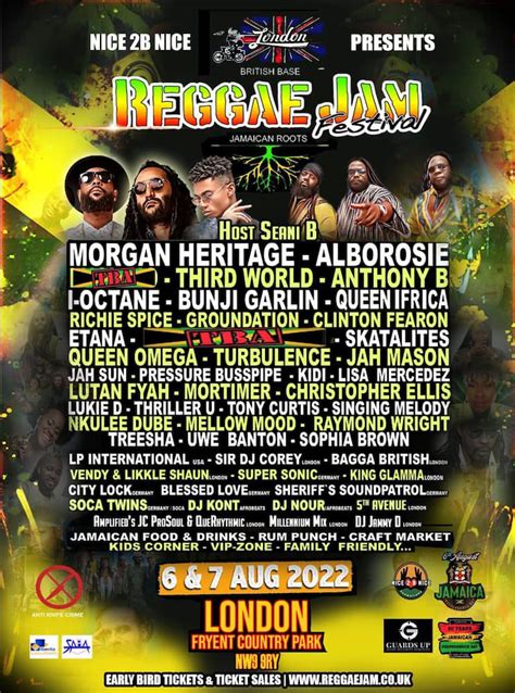 Reggae Jam Festival Breidt Uit Met Een Gloednieuwe Editie In Londen