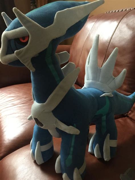 Pokemon Plush Lot Of 5 Dialga Palkia Raquaza 2 Giratina Used