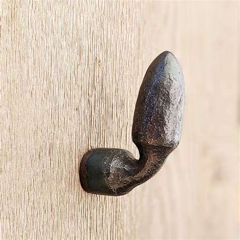 Wall Hook Hand Forged Contemporary New Home Gift For Him Or Etsy