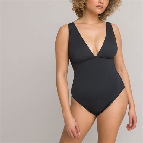 Period Triangle Swimsuit Black La Redoute Collections La Redoute