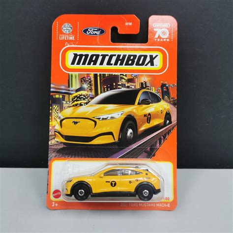 Matchbox Dash V Mainline Ford Mustang Mach E Nyc Taxi