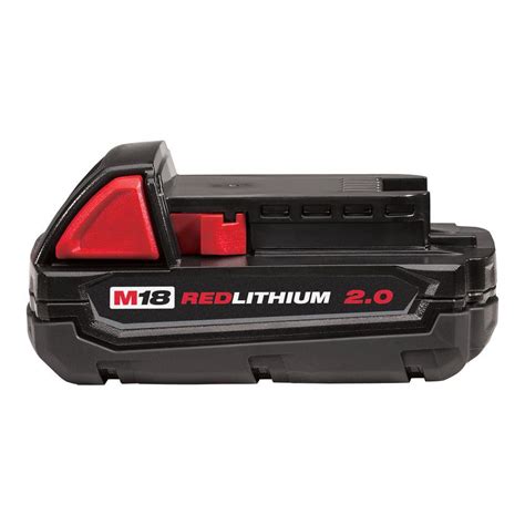 Milwaukee M18 18 Volt Lithium Ion 2 0 Ah Compact Battery 48 11 1820