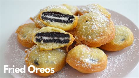 Easy Deep Fried Oreos Recipe With Pancake Mix Youtube