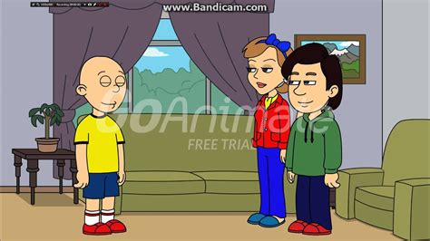 Caillou Behaves At Chuk E Cheesesungrounded Youtube