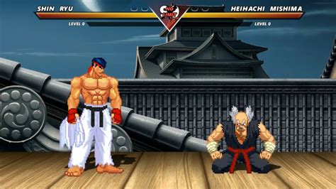 RYU VS HEIHACHI HIGHEST LEVEL AI FIGHT YouTube