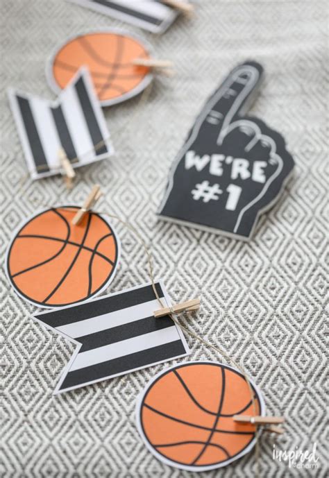 Diy Printable Basketball Banner Diy Basketball Entertaining Ideas