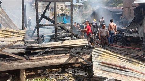 Kebakaran Di Hst Kalsel Rumah Hangus Persen Mobil Dan