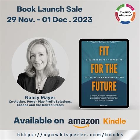 #fitforthefuture #booklaunch | Nancy Mayer