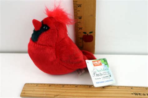 Wild Republic Audubon Birds Northern Cardinal Plush Stuffed Animal