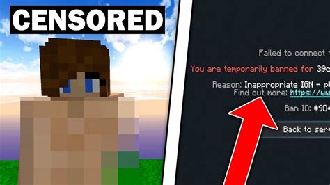 Trying To Get Banned In Minecraft Youtube