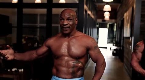 Ahead Of Roy Jones Jr Fight Mike Tyson Has Been Flexing His Biceps To Show Off Amazing Body