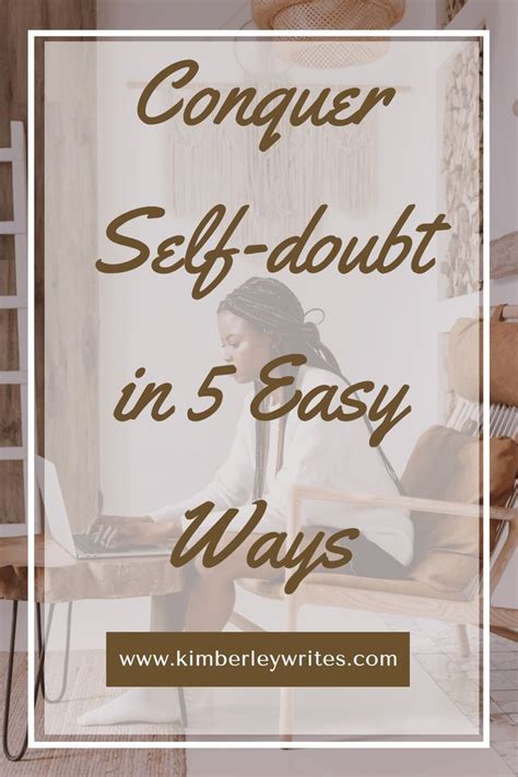 How To Conquer Self Doubt In 5 Easy Ways Artofit