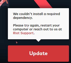 2 Fixes Valorant We Couldnt Install A Required Dependency