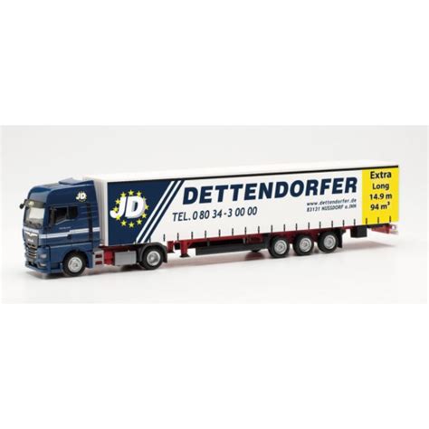 Man Tgx Gx Curtain Tarpaulin Semitrailer Dettendorfer