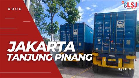 Cargo Container Jakarta Tanjung Pinang Lsj Logistic