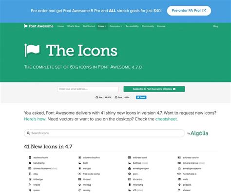 Font Awesome Icons - The Complete Set of 675 Icons | Design Tools, User ...