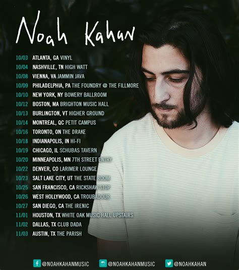 Noah Kahan 2024 Tour Poster Letta Olimpia