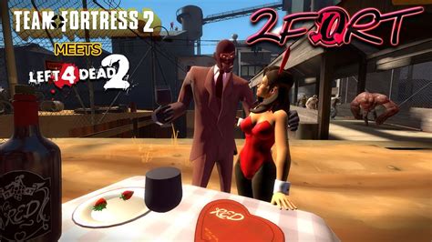 Left 4 Dead 2 Tf2s 2fort Duo Survival [femscout And Spy] Youtube