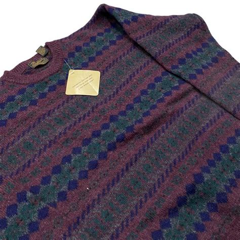 Vintage 90s Nwt Eddie Bauer Wool Knit Sweater Depop