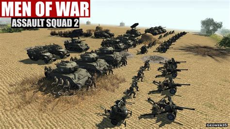 Men Of War Assault Squad 2 Usa Campaign Overlord Us Army Attack On German Defense Ww2 Rts