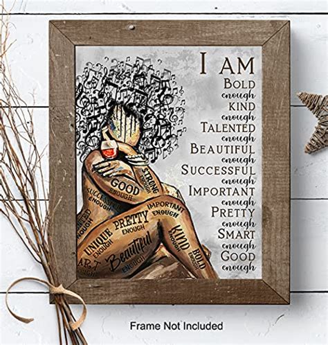 Black African American Art Positive Affirmations Positive Quotes