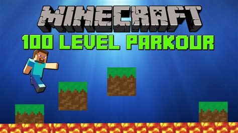 Minecraft 100 Levels Parkour Part 1 Youtube