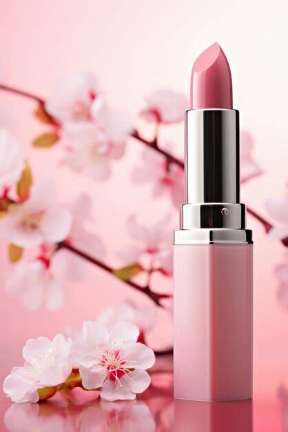 Premium Ai Image A Close Up Of A Lipstick On A Table Pink Cherry