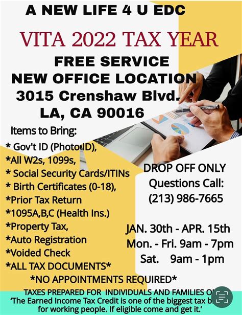 Free Tax Service Park Mesa Heights Community Council