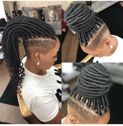 Sharp In 2019 Shaved Side Hairstyles Short Hair Styles Braids With