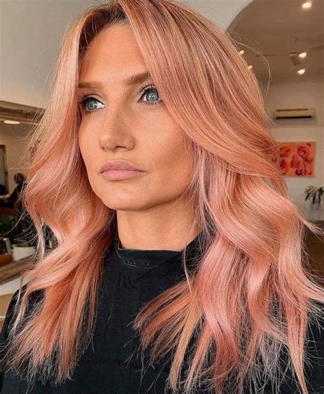 The Peachy Blonde Is The Perfect Light Hair Color For Fall Light Hair