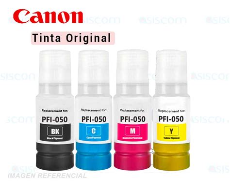 Juego De Tinta Canon Pfi Kcmy Imageprograf Tc