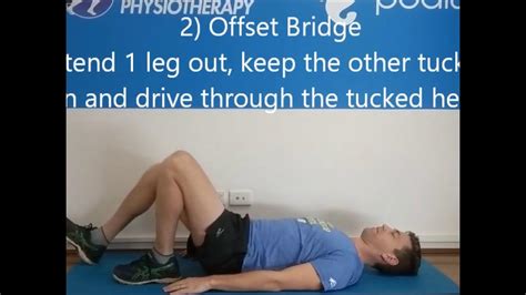 Bridge Progressions For Hip Control Melbourne Sports Physiotherapy