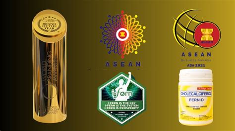 IFERN 2021 AWARDS WORLD BRANDING AWARDEE FOR VITAMINS AND ASEAN AWARD