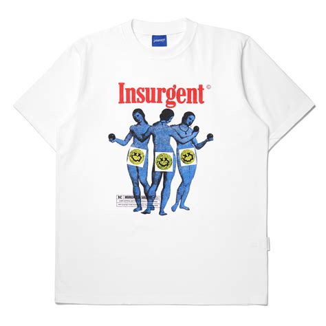 3 Apple White Tshirt INSURGENT CLUB