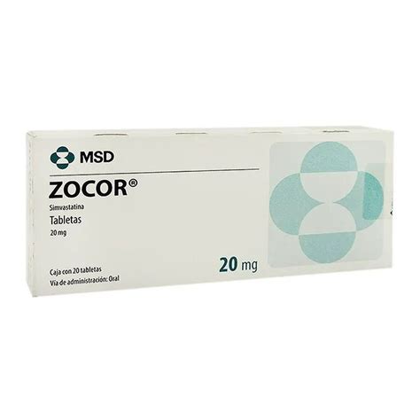 Zocor 20mg Tablet Simvastatin At Rs 180 Stripe Simvastatin Tablet In