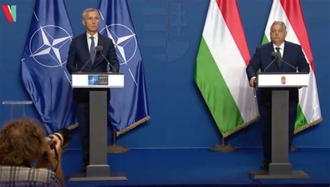 Bne Intellinews Orban And Stoltenberg Reach Agreement On Hungarian