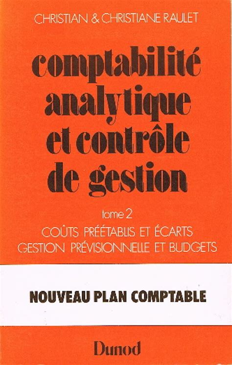 Amazon Fr Comptabilit Analytique Comptabilit De Gestion Tome