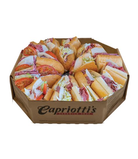 Catering Menu | Capriotti's Sandwich Shop