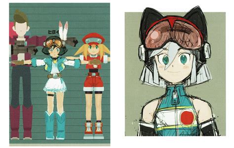 Videogameartandtidbits On Twitter Various Mega Man Legends 3 Concept Art