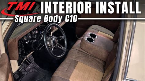 Installing Tmi Custom Interior In Our Square Body C10 Youtube