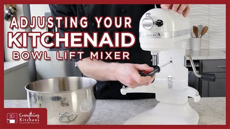 Kitchenaid Not Mixing Properly Bowl Lift Mixer Adjustment Youtube