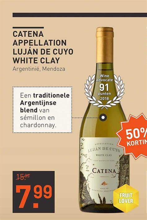 Catena Appellation Lujan De Cuyo White Clay Aanbieding Bij Gall Gall