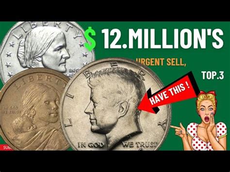 Top 3 Ultra One Dollar Rare Kennedy Half Dollar Coin Worth A Lot Of