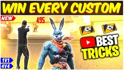 1v1 Custom Free Fire How To Win Every Custom Room 1v1 Custom Tips