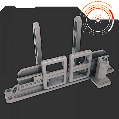 D Printable Sci Fi Scenery Security Set Support Free By Evan Carothers